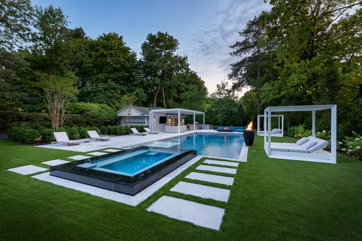 ABSOLUTE BLACK POOL TILES application photo 1