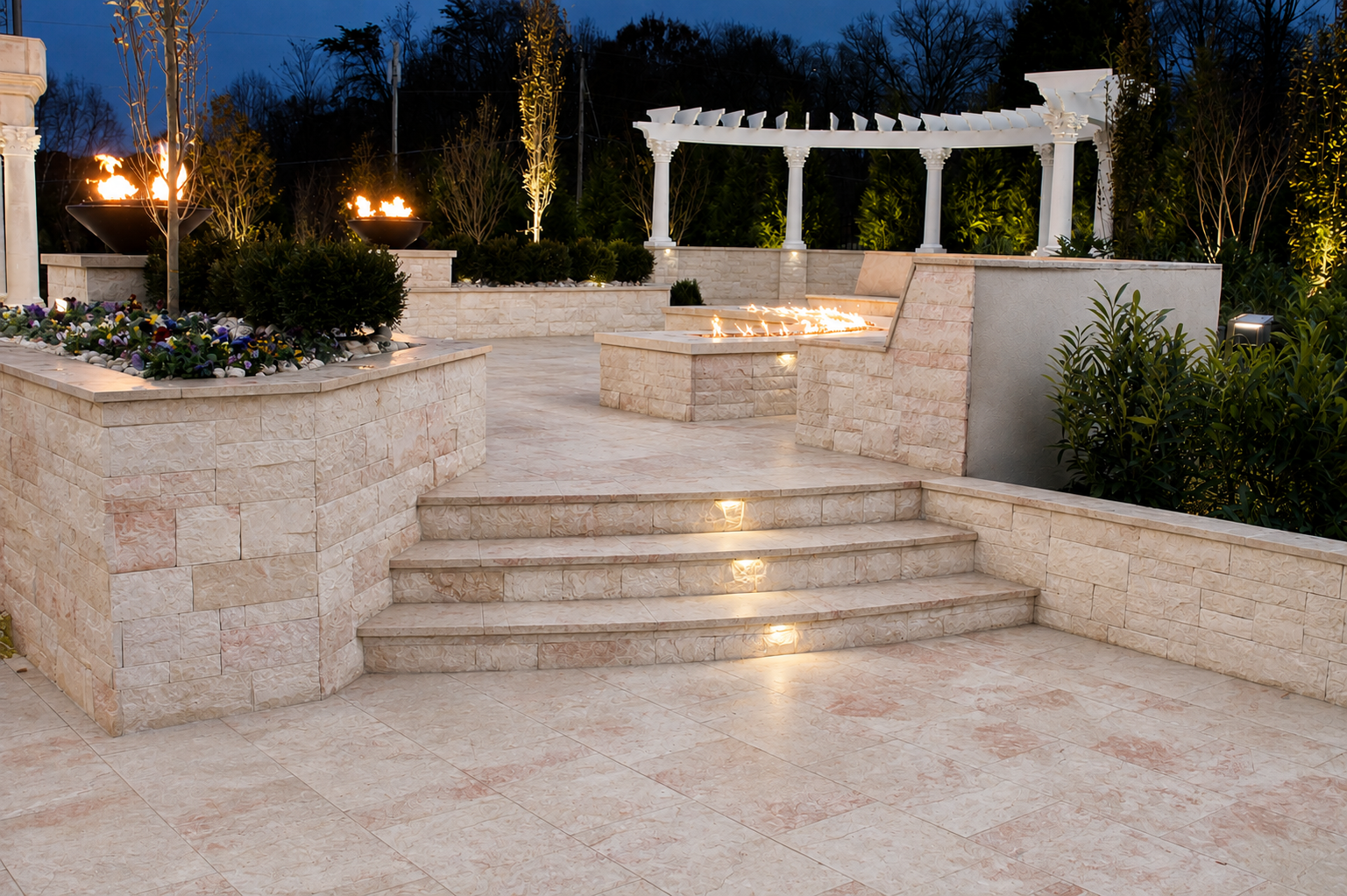 CREMA EDA® ROSA COPING & TREADS application photo 6