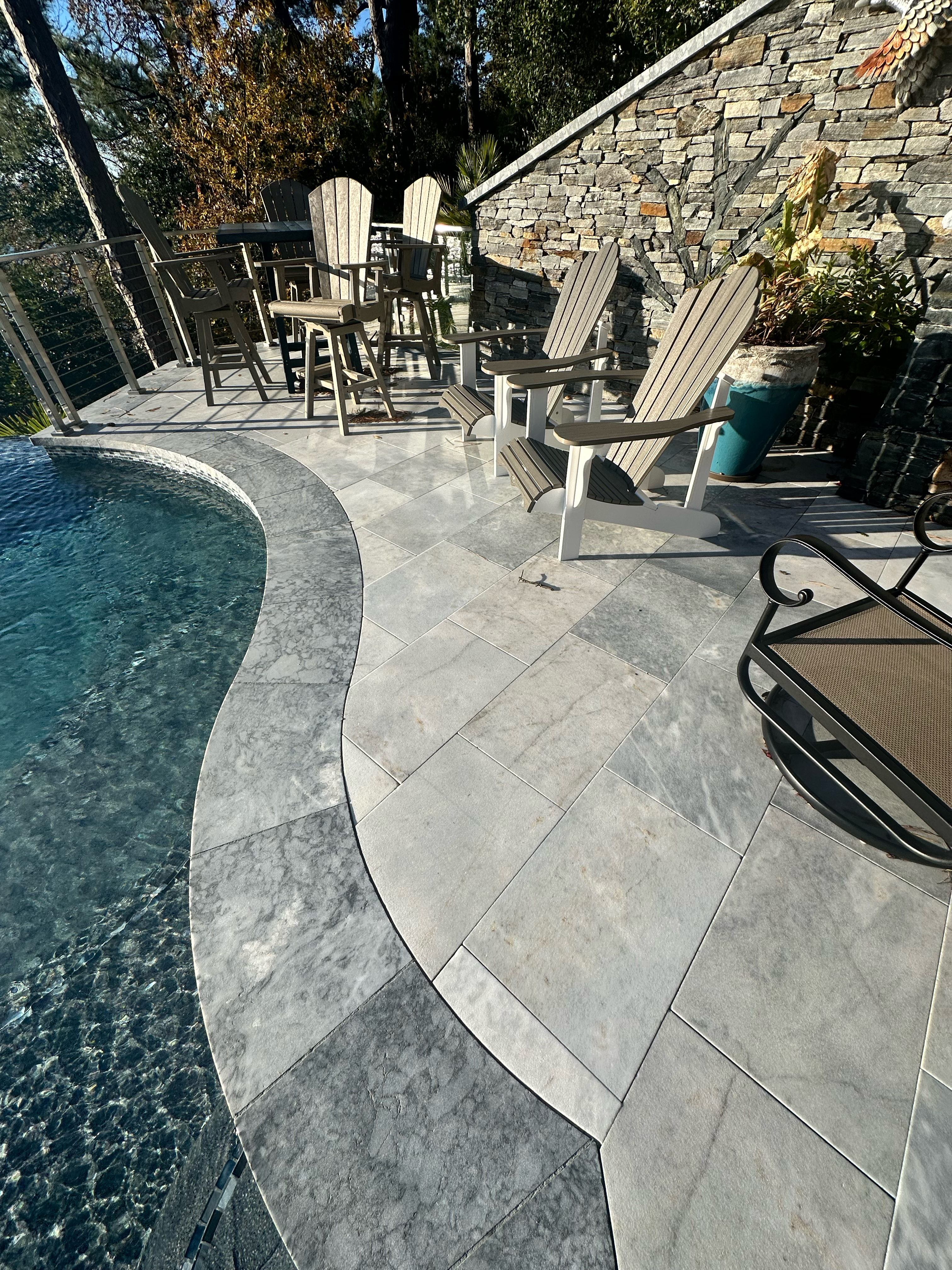 DEEP BLUE® COPING & TREADS application photo 0