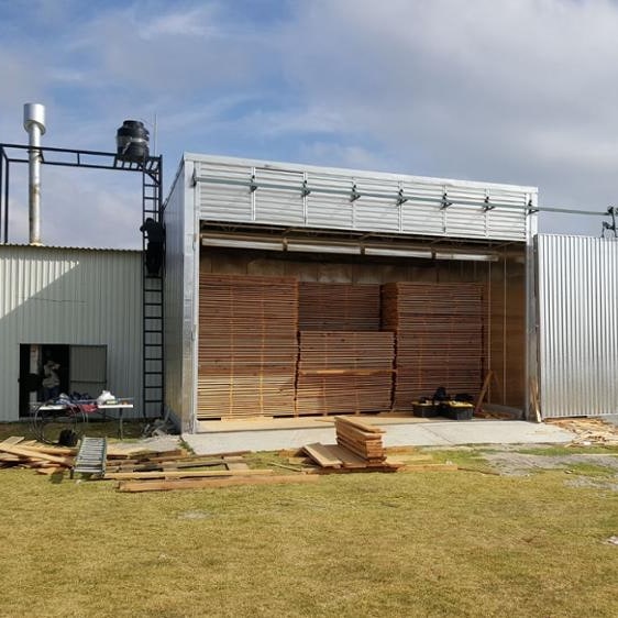 Kiln drying lumber