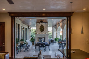 Entertainment Room looking to Patio