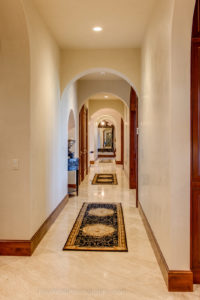 Hall from wine room