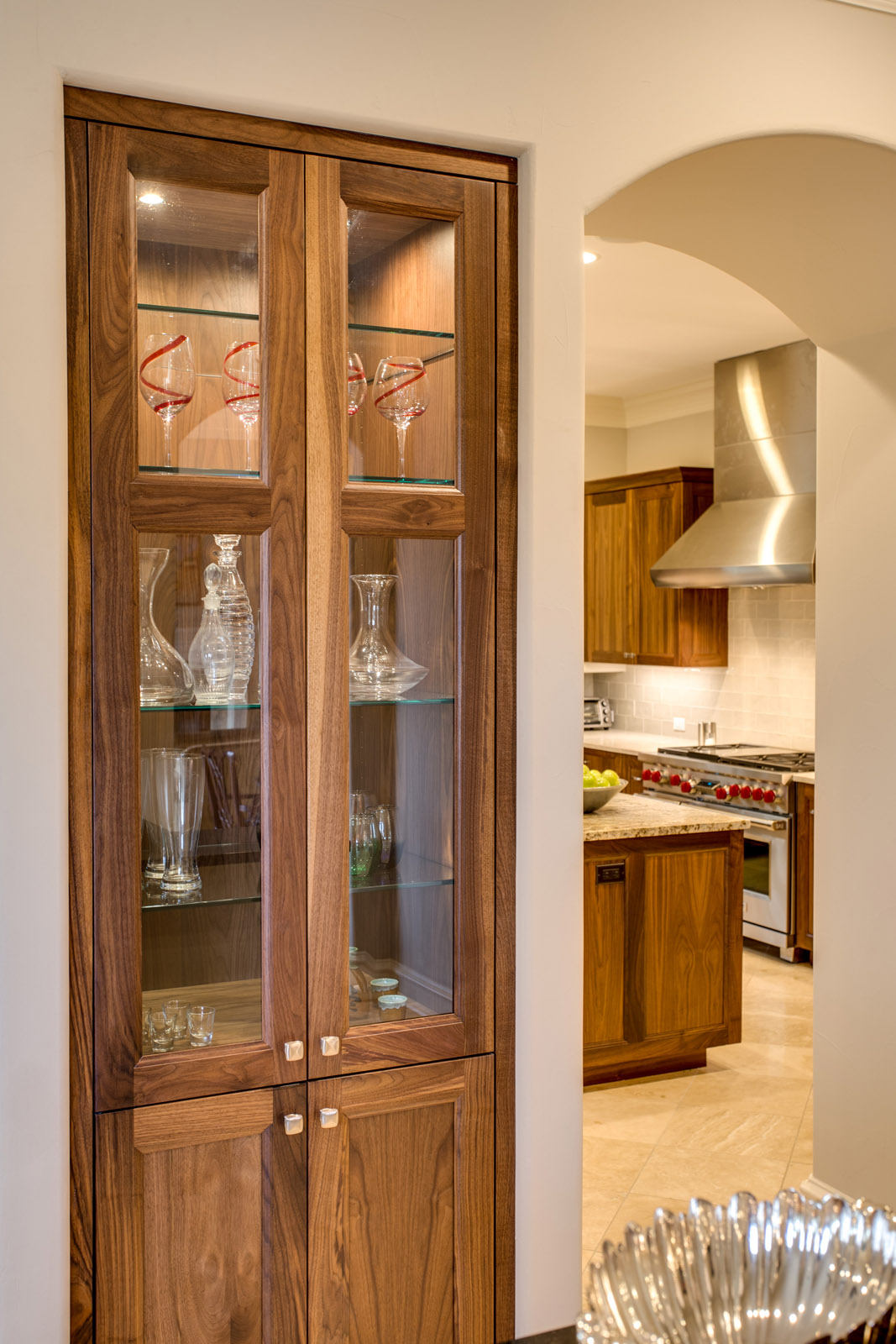 19 Bar cabinet converted from linen cabinet - Copy