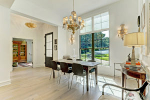 Dining room and entry