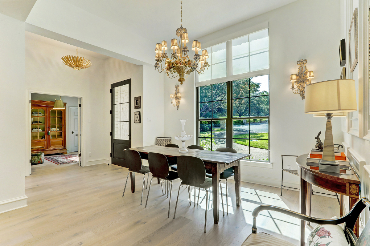 Dining room and entry
