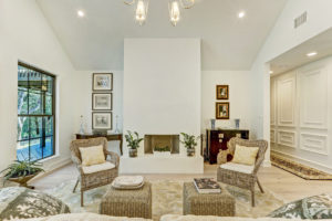 Great room fireplace