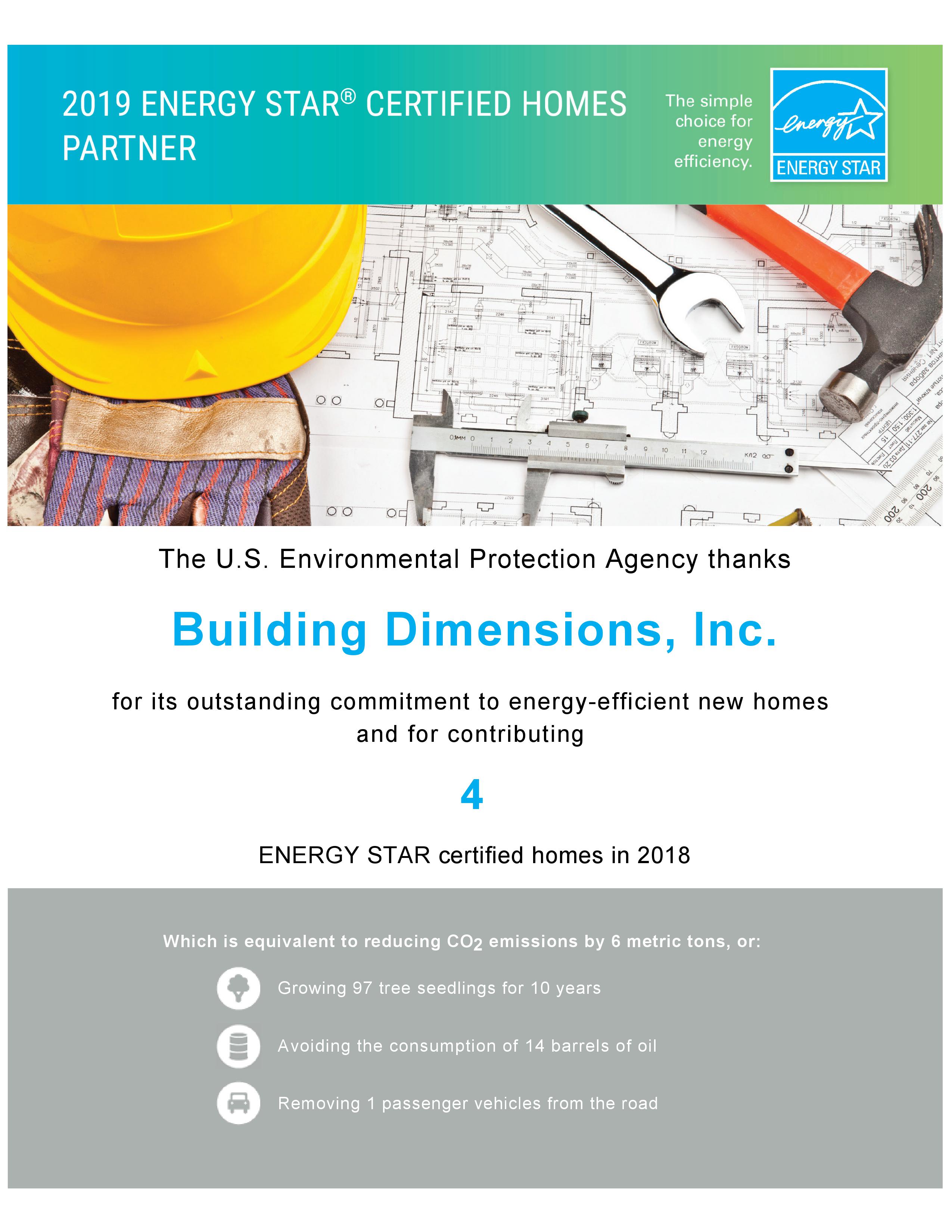 2018 Energy Star Thank You - 4 Homes 2018 Energy Star Thank You - 4 Homes