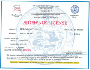 Lior - Sidewalk license Lior - Sidewalk license