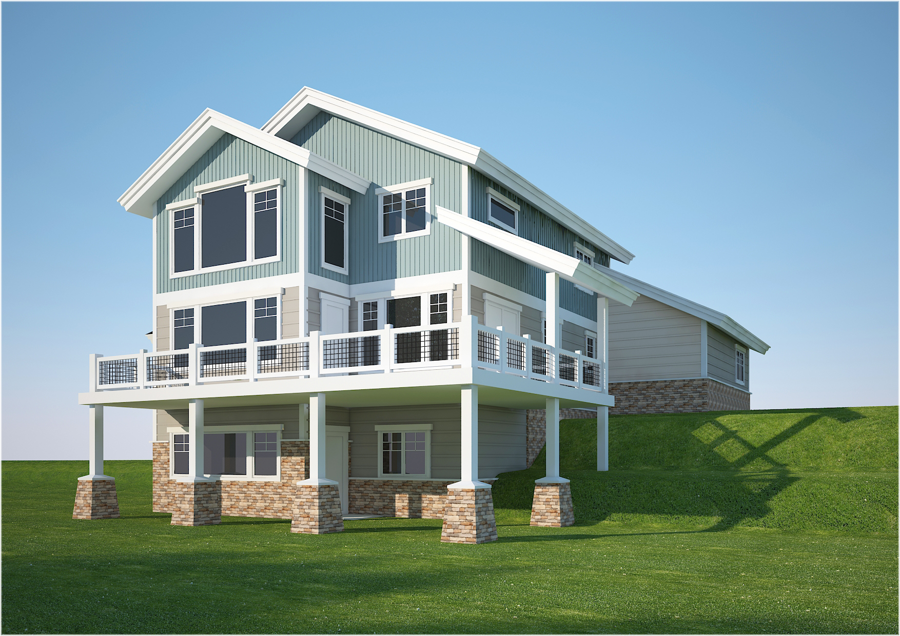 lot 29 rear elevation white trim